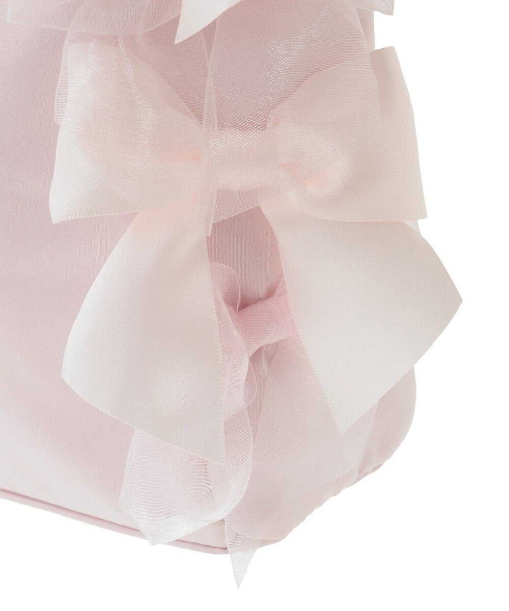 Maison de FLEUR リボンギャザーハンドル2Wayトートバッグ 