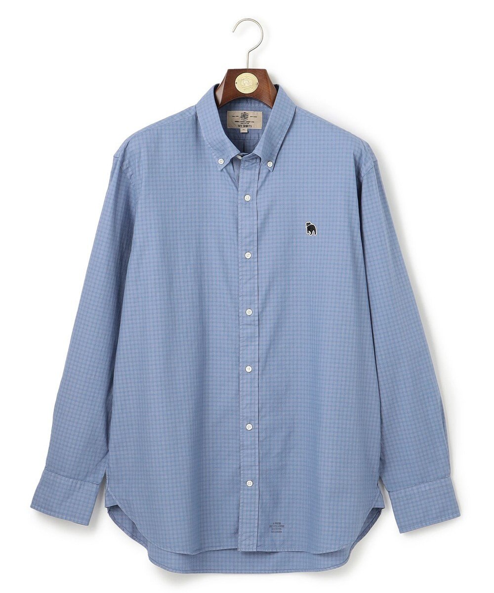 J.PRESS MEN 【KING SIZE】【IVY COLLECTION】バックブルチェックガーメントダイ シャツ / B.D. 