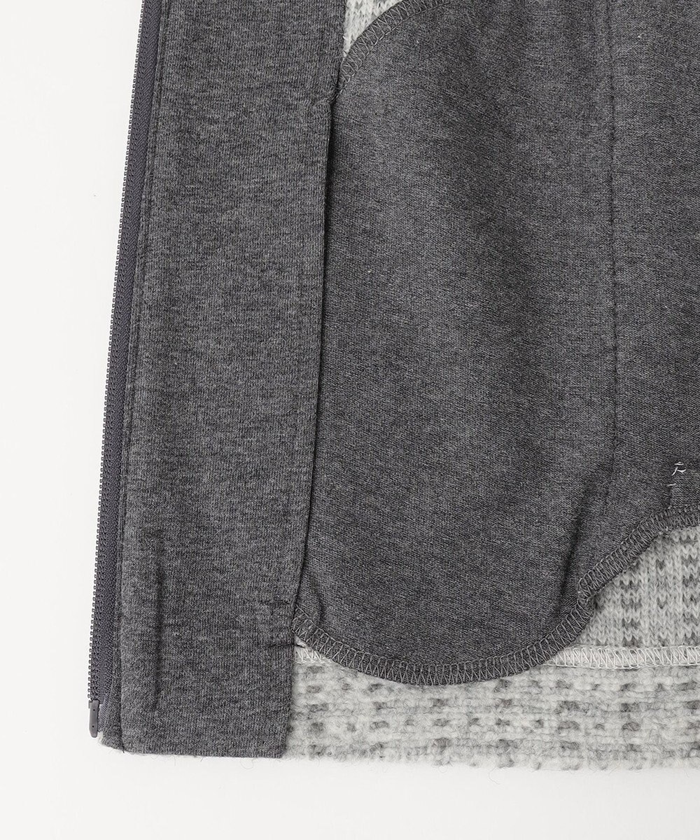 JOSEPH ABBOUD 【軽量/保温性】ウールミックスボアフリース ブルゾン 