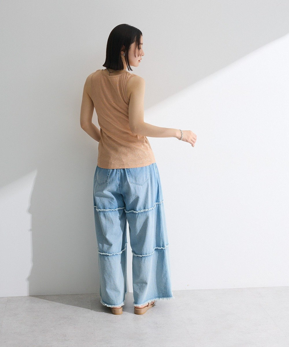 Green Parks ・Ｐｅｔｉｔ　Ｆｌｅｕｒ　シャーリングラメタンクトップ 