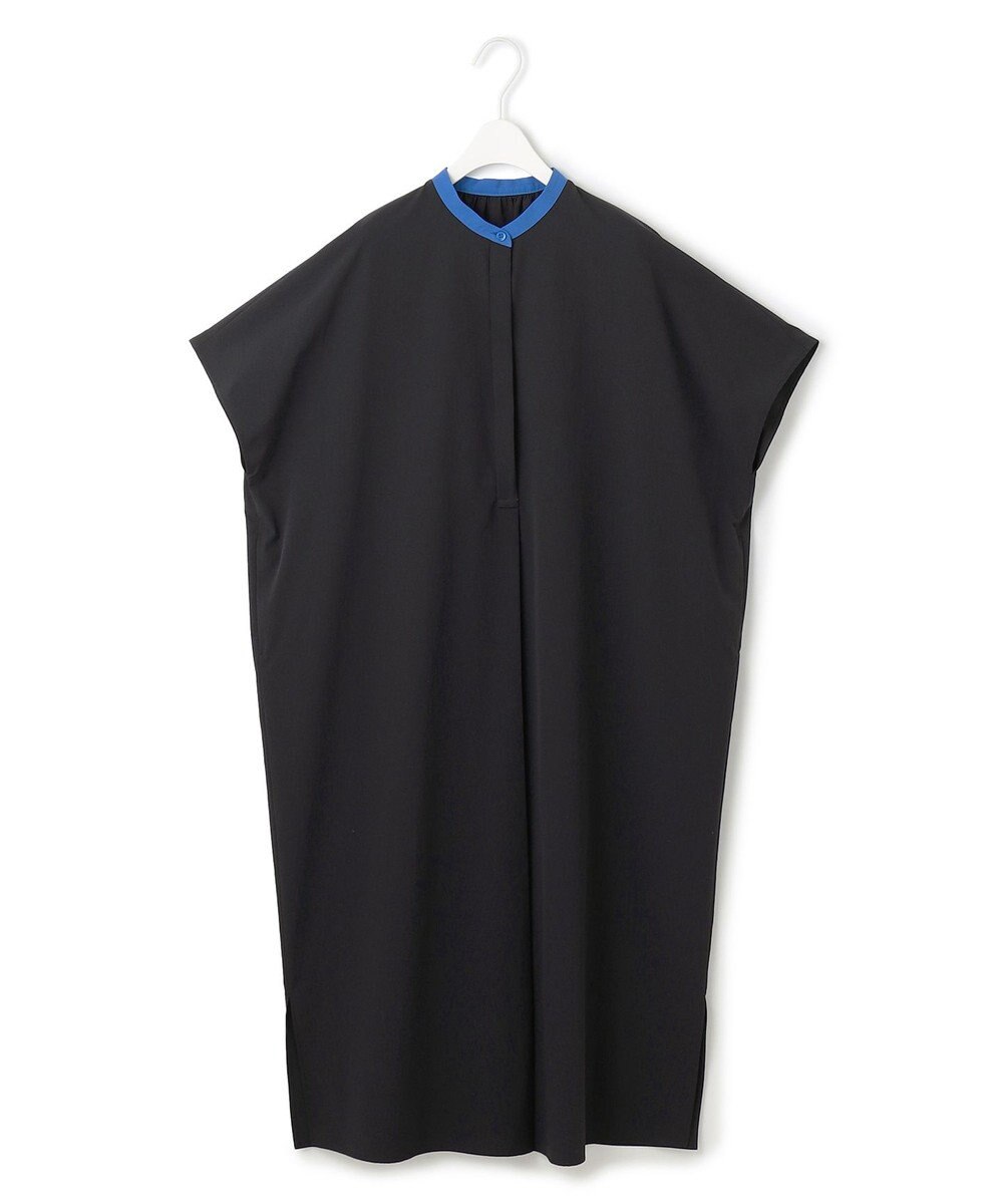 ICB L 【接触冷感・UVカット・洗える】RENUソフトタイプライター バンドカラーワンピース 