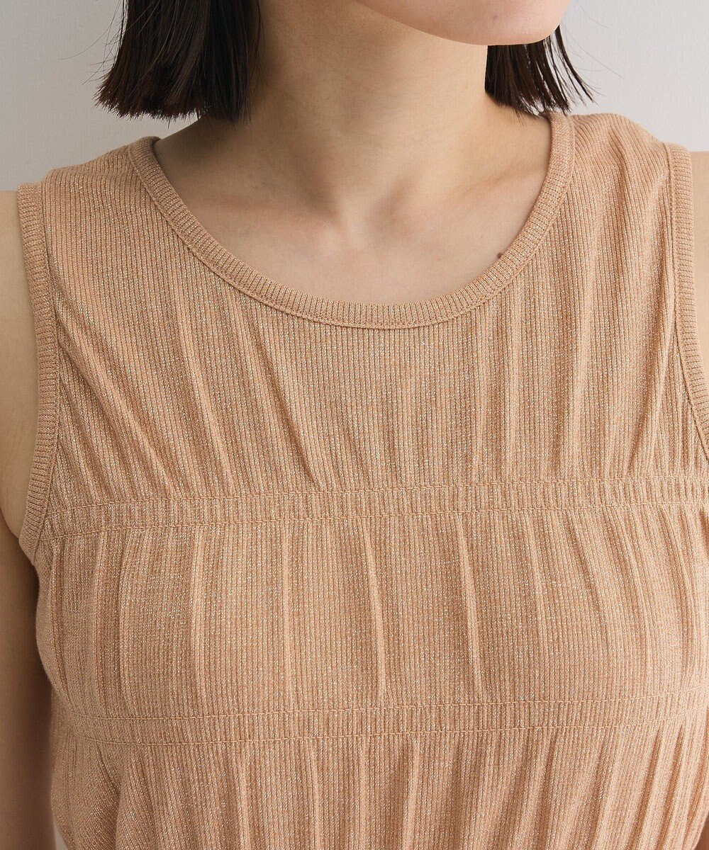 Green Parks ・Ｐｅｔｉｔ　Ｆｌｅｕｒ　シャーリングラメタンクトップ 