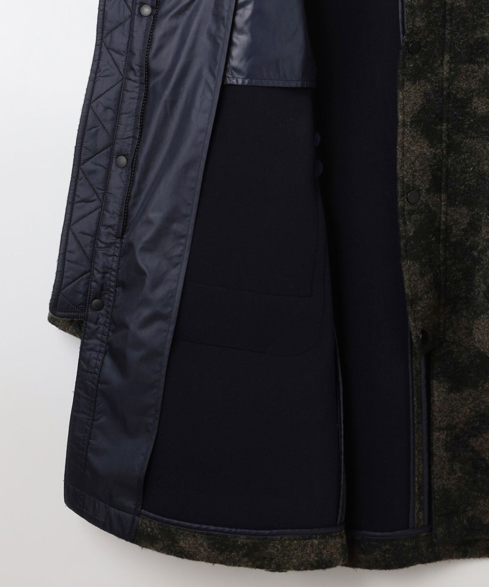 JOSEPH ABBOUD MOUNTAIN 【UNISEX】スライバーカモジャガード コート 