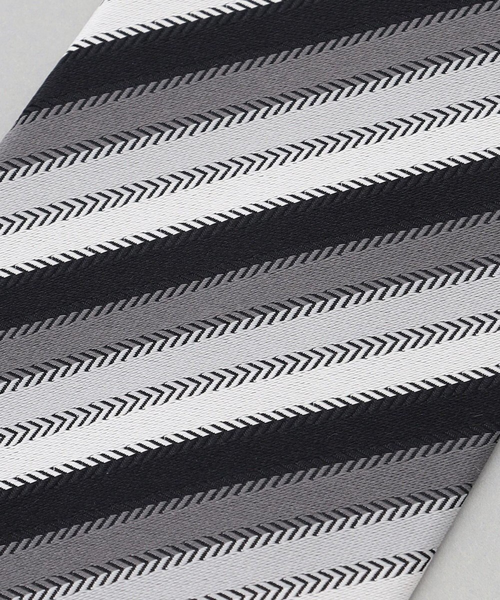 GOTAIRIKU 【WEAR BLACK】フォーマル用_ストライプ ネクタイ 