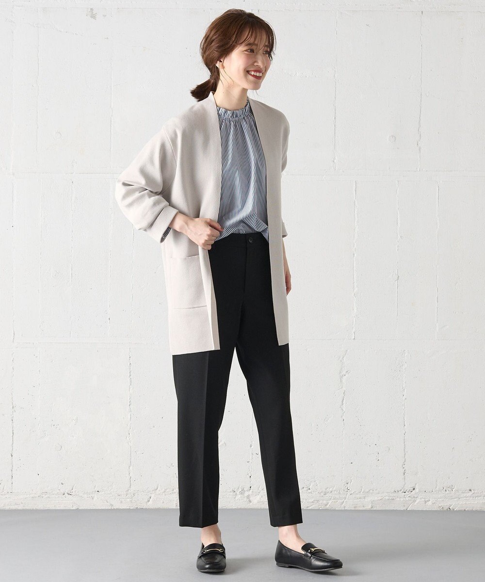 ANY L 【洗濯機可】総針ロングコーディガン 