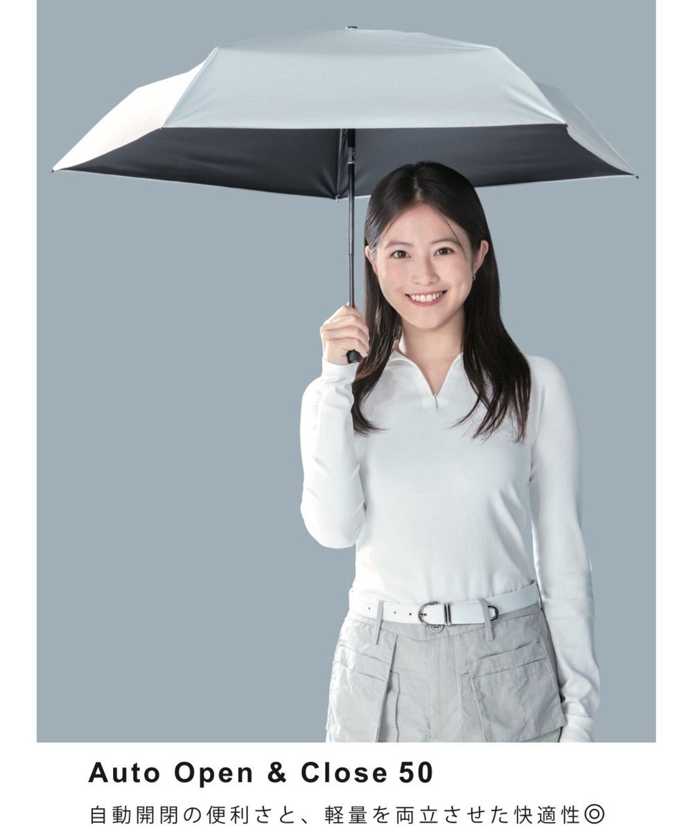 MOONBAT 【遮光100％/超軽量/自動開閉】マジで軽い傘 晴雨兼用 折りたたみ日傘 マジカルテックプロテクション 50cm 
