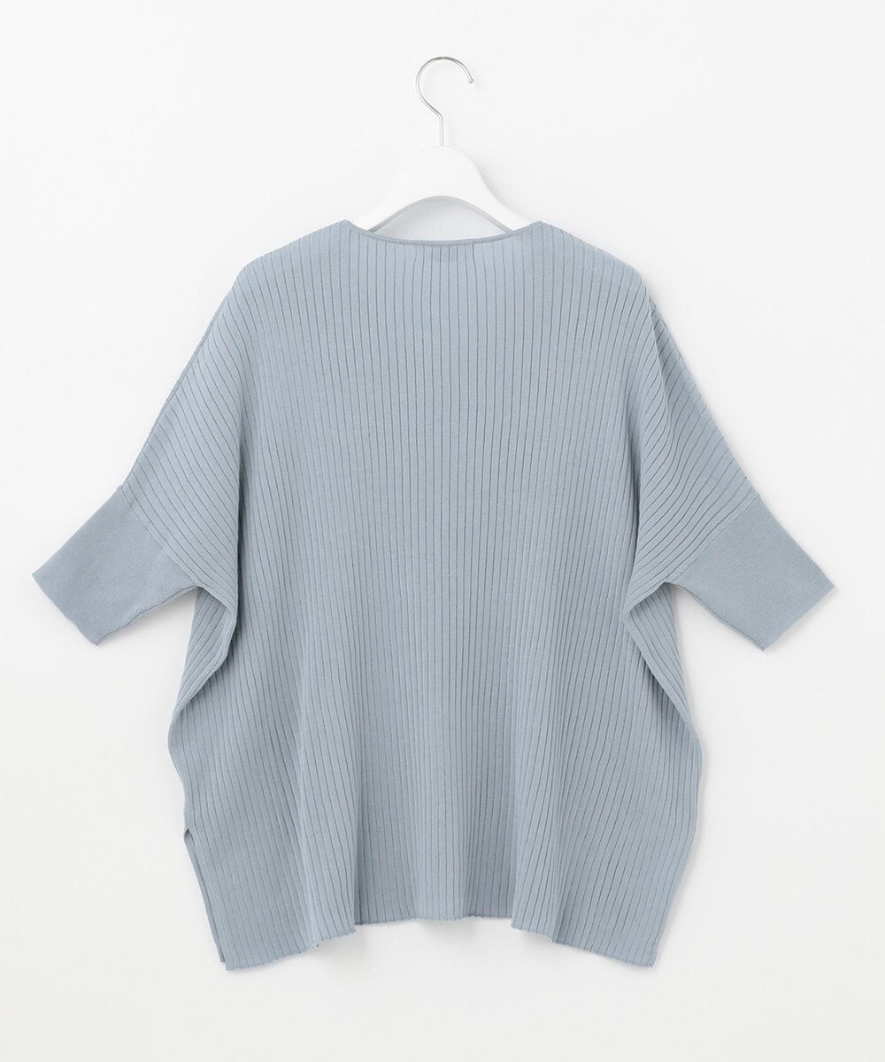 J.PRESS LADIES 【洗える】コットンシルクリラクシー Vネック ニット 