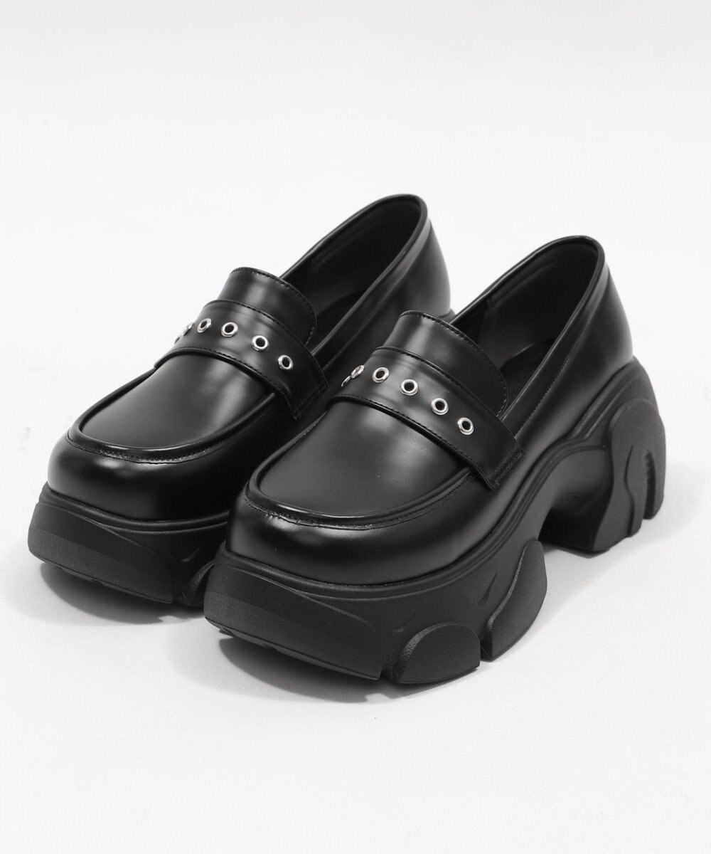 WEGO 2wayリボン厚底ローファー 