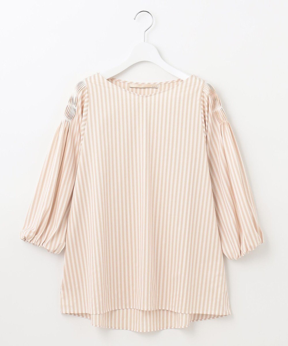 自由区 【XSサイズ～/洗える】ストレッチシャーティング ブラウス 