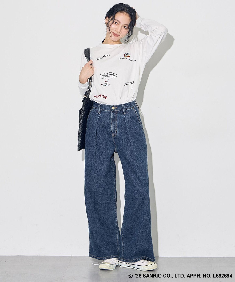 ANY 【ハローキティ×ANY】ロゴTシャツ 