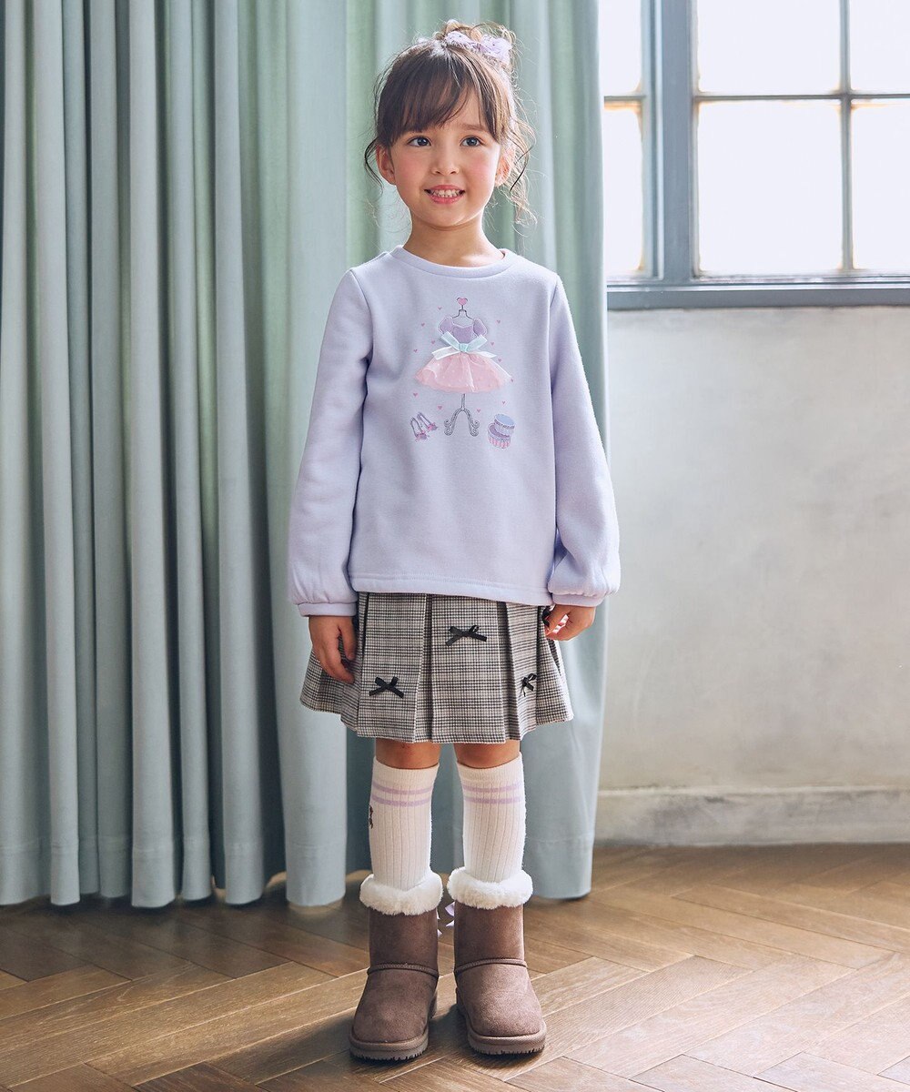 ANY KIDS ドレスモチーフ 裏シャギー トレーナー 