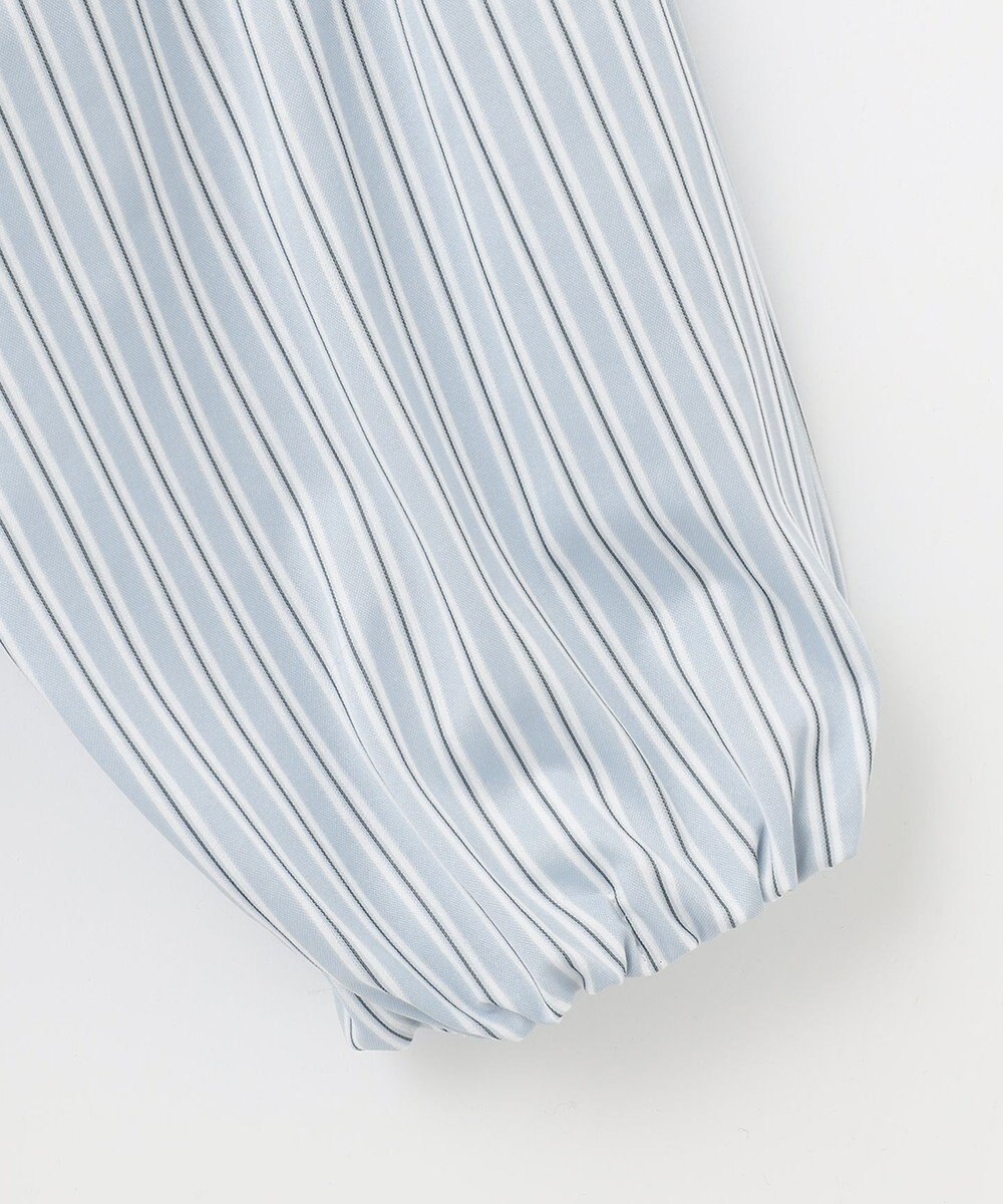 自由区 【XSサイズ～/洗える】ストレッチシャーティング ブラウス 