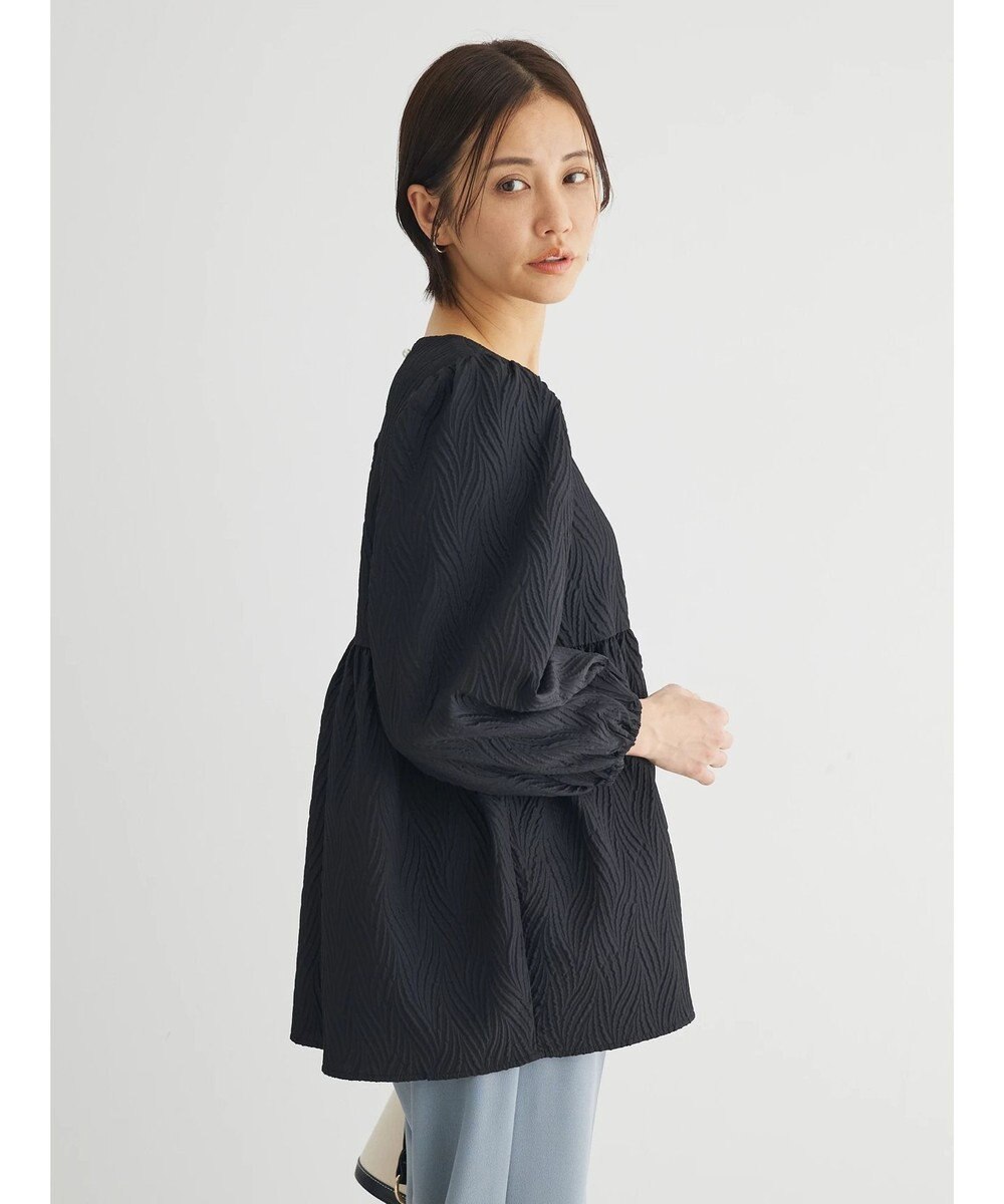 Green Parks ・ＥＬＥＮＣＡＲＥ　ＤＵＥ　フクレジャカードブラウス 