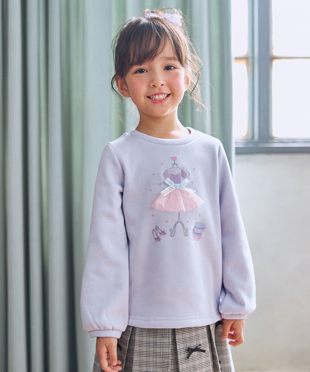 ANY KIDS ドレスモチーフ 裏シャギー トレーナー 