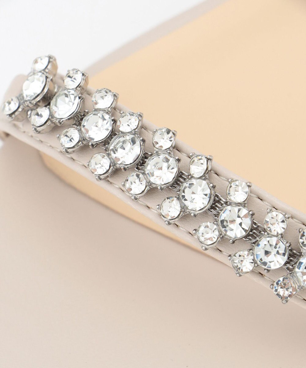 ANY SIS 【23.5~24.0cm】ジュエル調2WAYフラット サンダル 