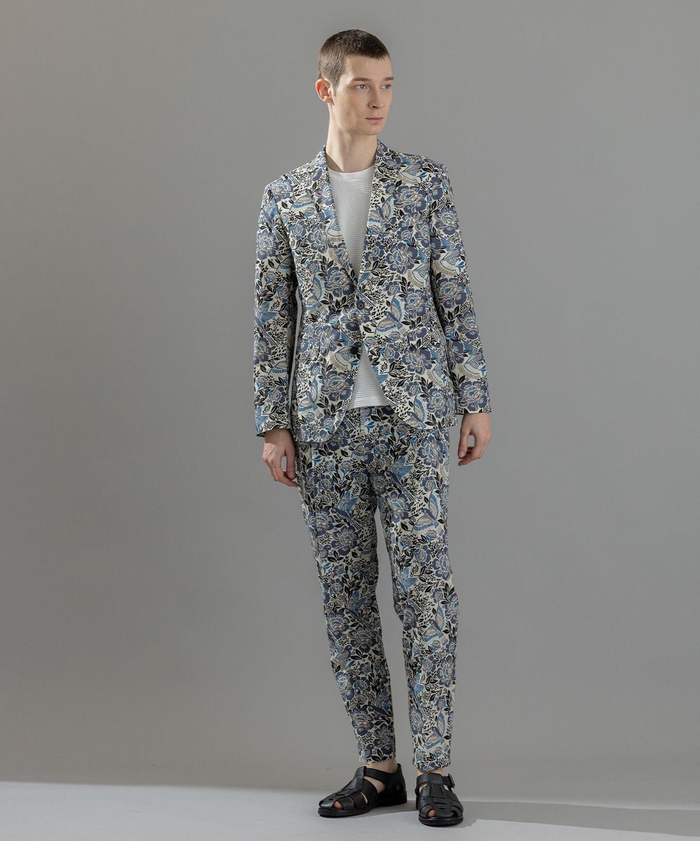 JOSEPH HOMME 新型・新柄【洗える/ストレッチ/シワになりにくい】クールドッツストレッチ メキシカンプリント ジャケット 