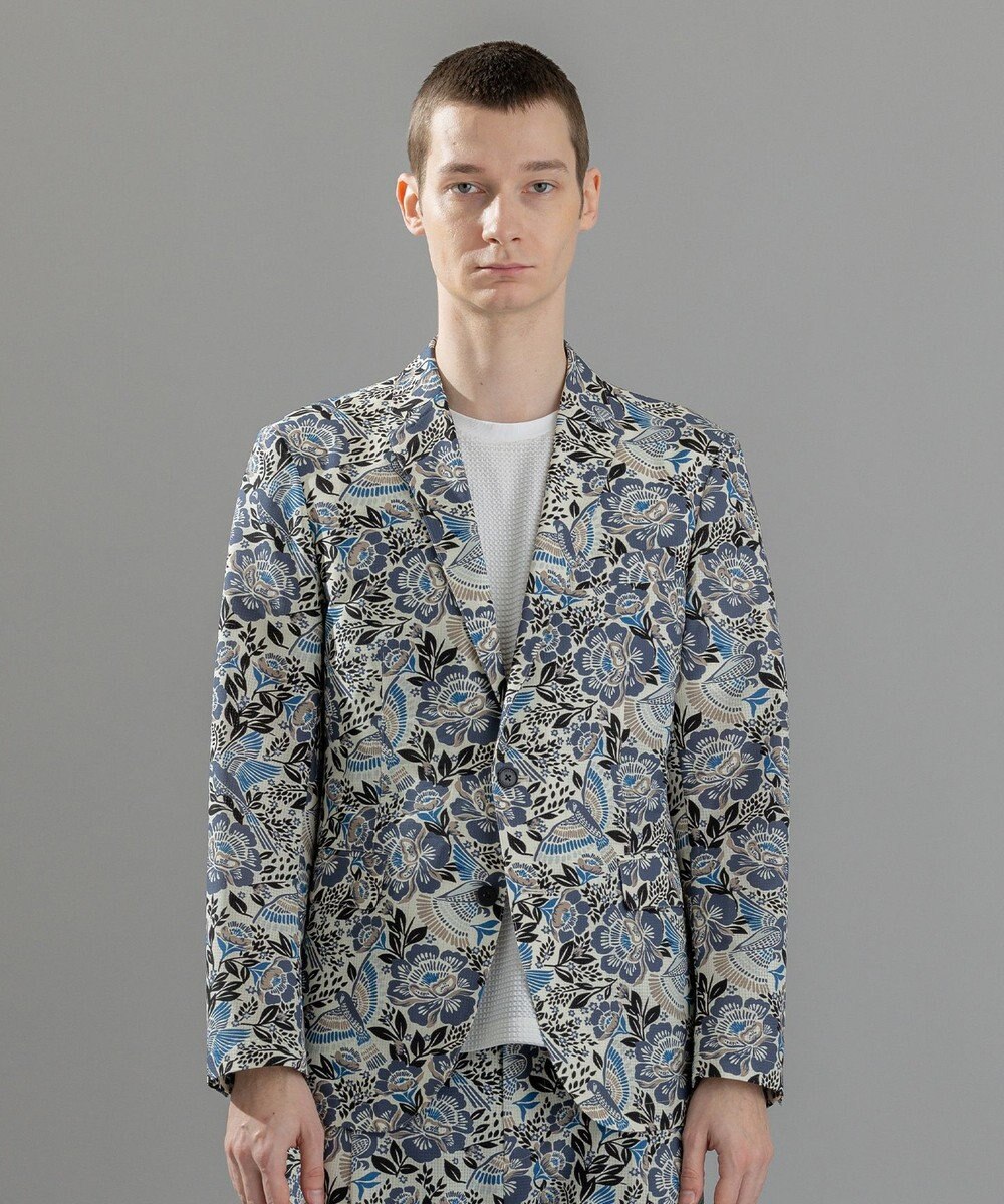 JOSEPH HOMME 新型・新柄【洗える/ストレッチ/シワになりにくい】クールドッツストレッチ メキシカンプリント ジャケット 