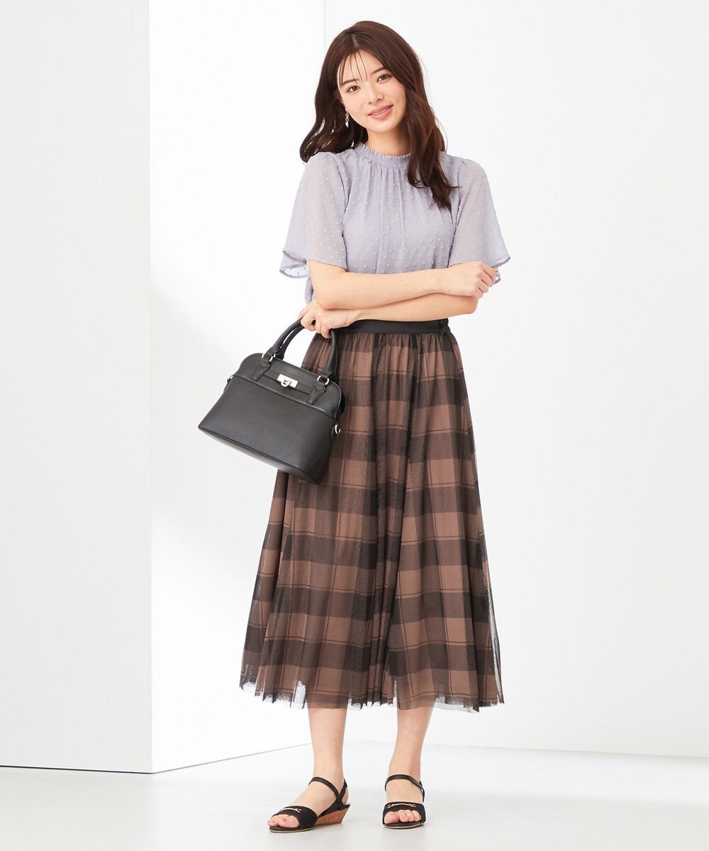 ANY SIS 【美人百花6月号掲載】カットドビー ブラウス 