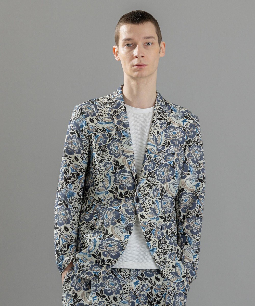 JOSEPH HOMME 新型・新柄【洗える/ストレッチ/シワになりにくい】クールドッツストレッチ メキシカンプリント ジャケット 