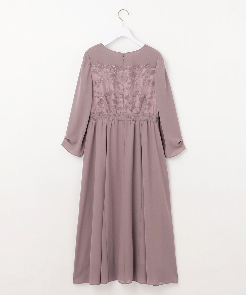 ANY SIS S 【洗える】フラワー刺繍パーツ ワンピース 