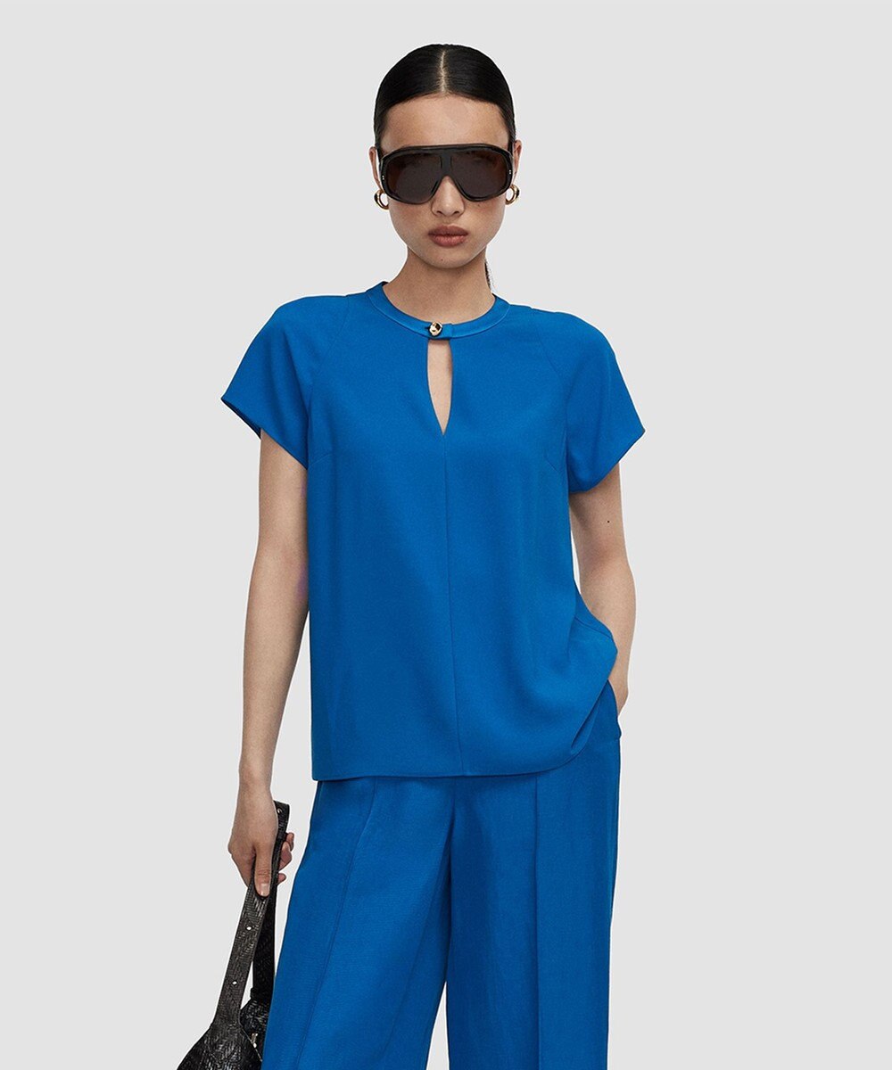 JOSEPH クレープ　ブラウス　DONNA 