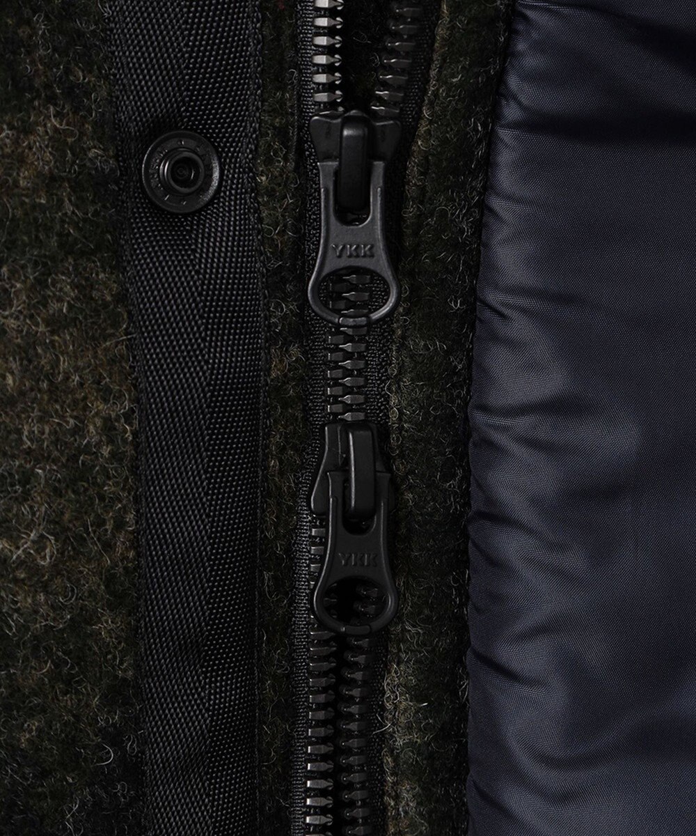 JOSEPH ABBOUD MOUNTAIN 【UNISEX】スライバーカモジャガード コート 