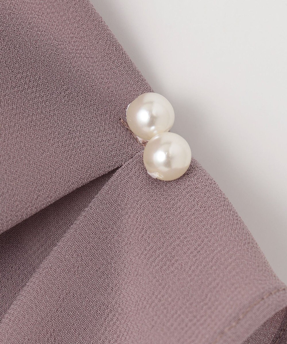 ANY SIS 【洗える】フラワー刺繍パーツ ワンピース 