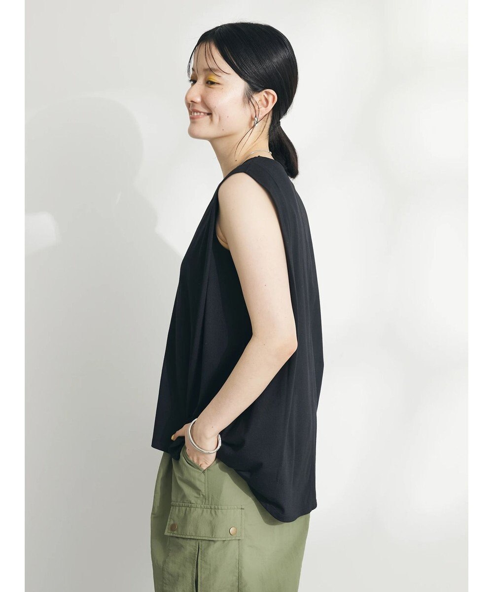 CRAFT STANDARD BOUTIQUE 肩タックノースリーブプルオーバー 