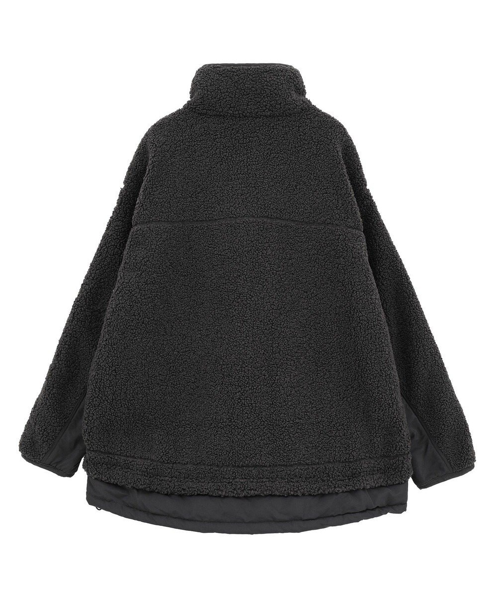 Green Parks 異素材コンビスタンドボアブルゾン 