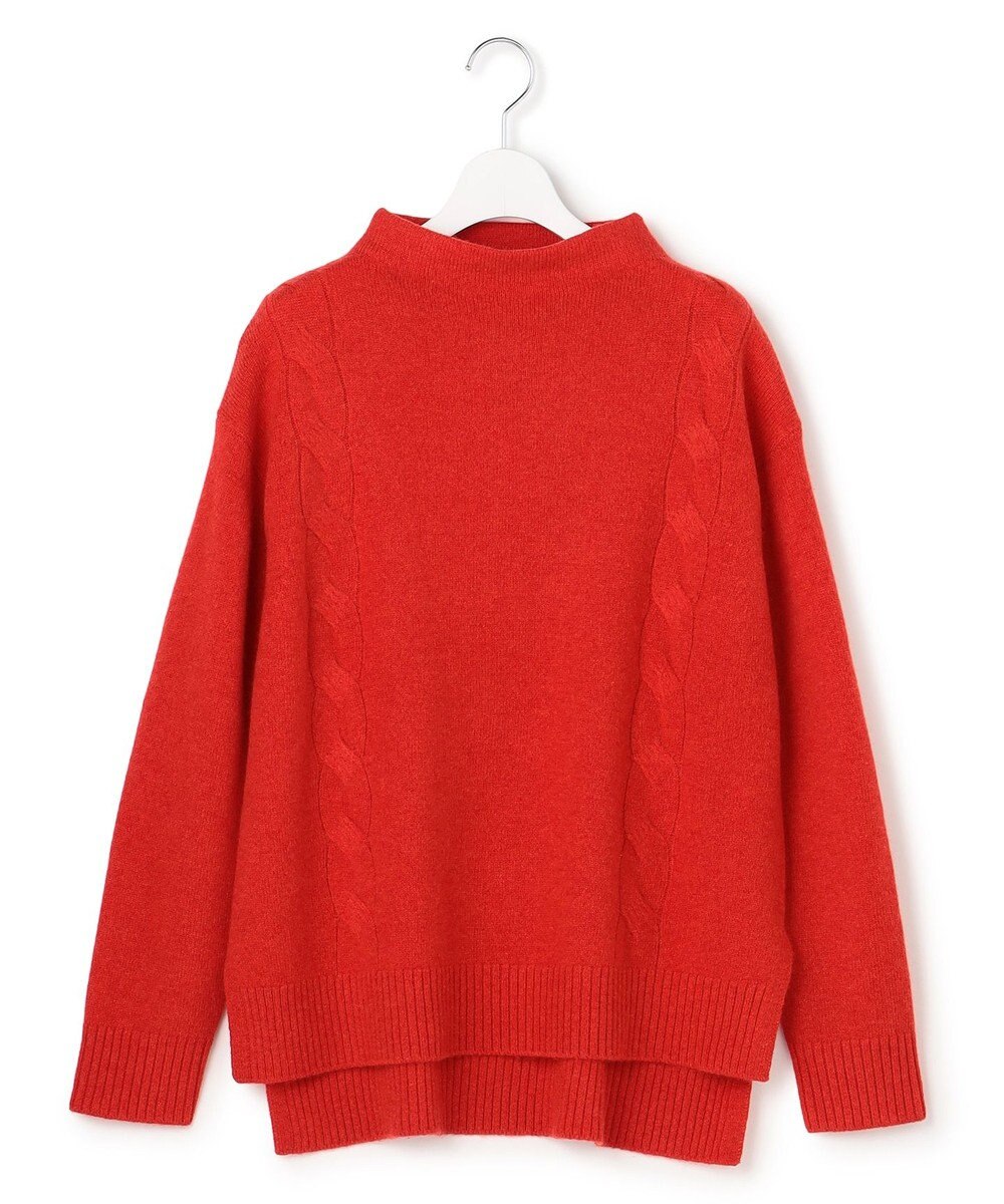 J.PRESS YORK STREET 【WOMEN】ケーブルポイント ボトルネック ニット 