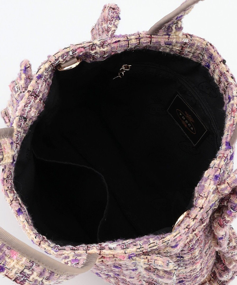 TOCCA 【美人百花掲載】【一部カラー撥水】TRIM WAVES MINITOTE ミニトートバッグ 