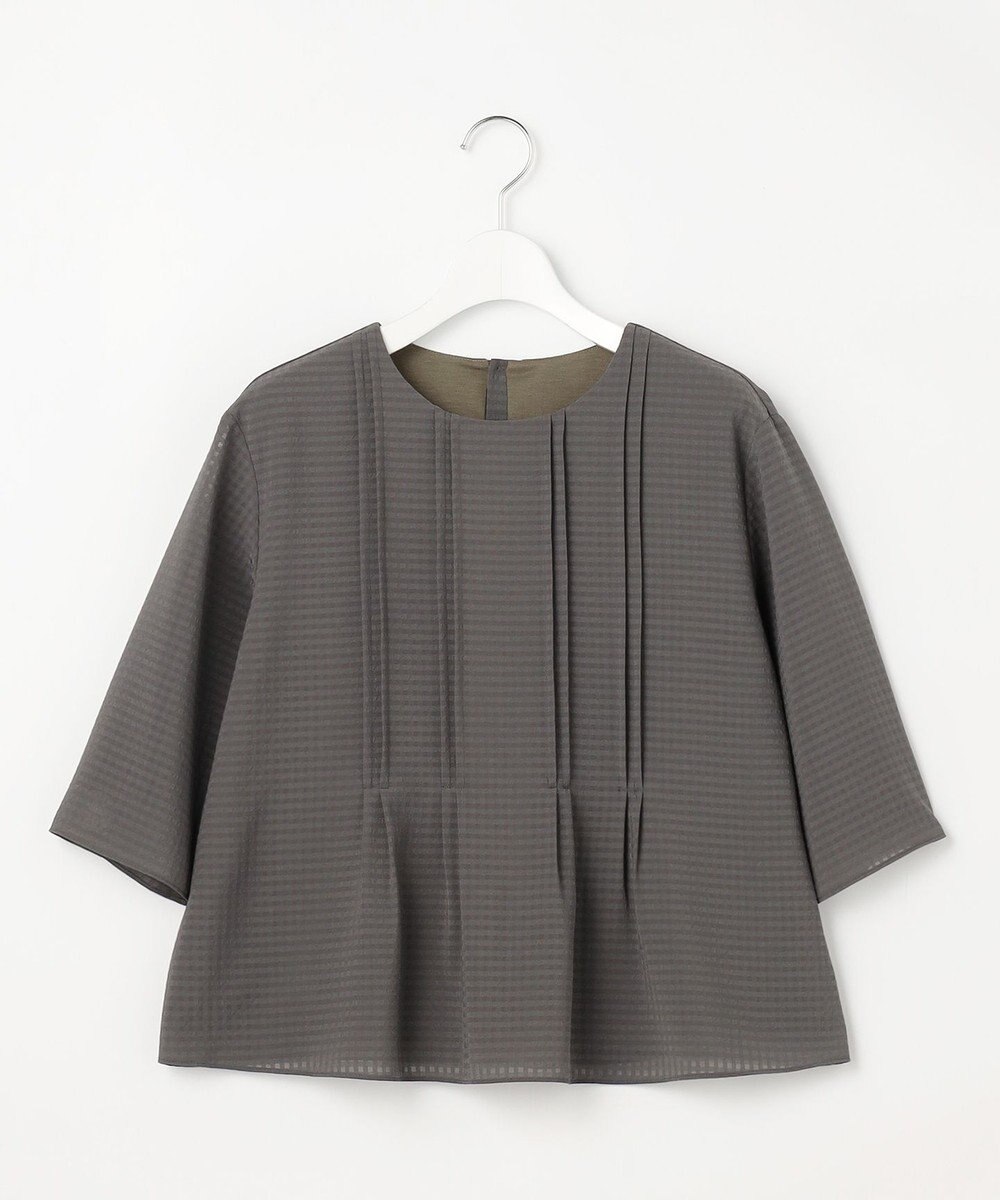 J.PRESS LADIES S シアーブロックチェック カットソー 