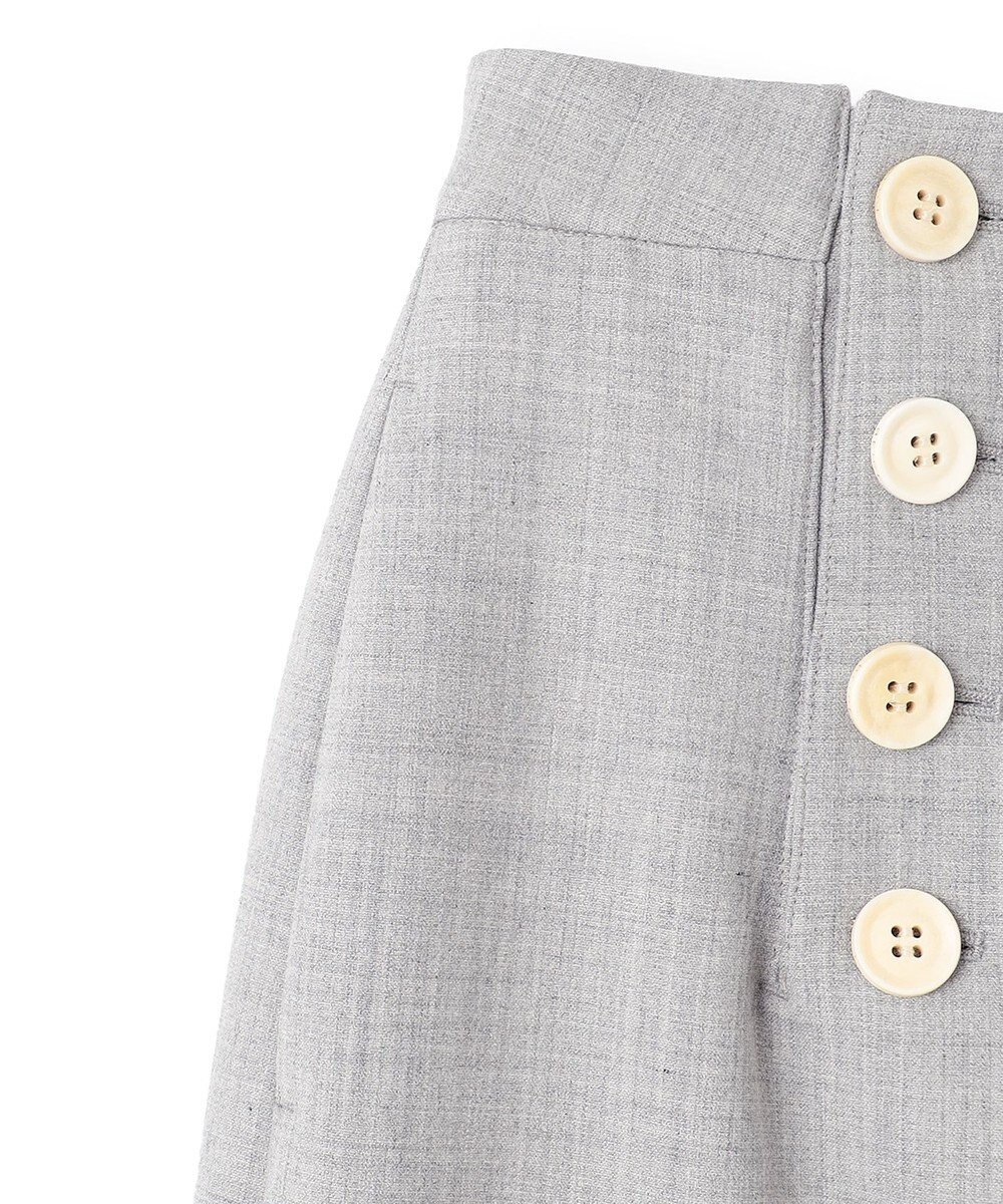 BEIGE， FERSEN / フロントボタンIラインスカート 