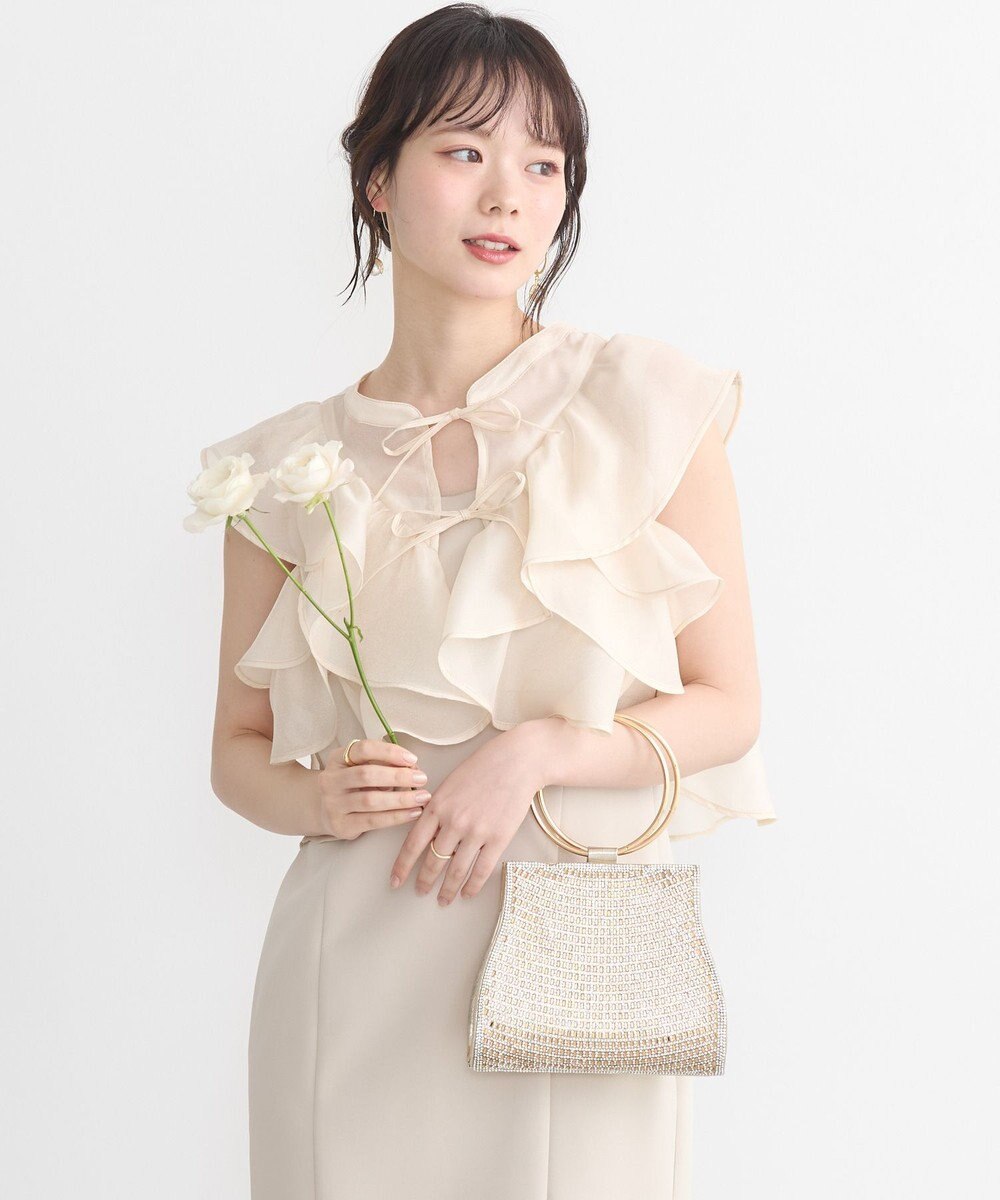 earth music&ecology SET2点フリルボレロ＋ナローワンピース 