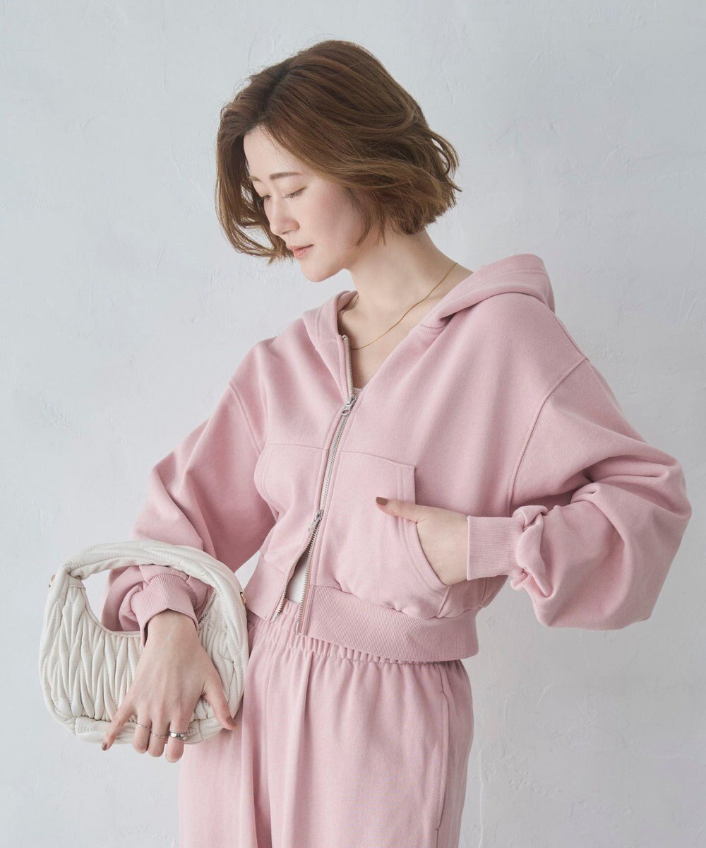 WEGO ショートZIPパーカー 