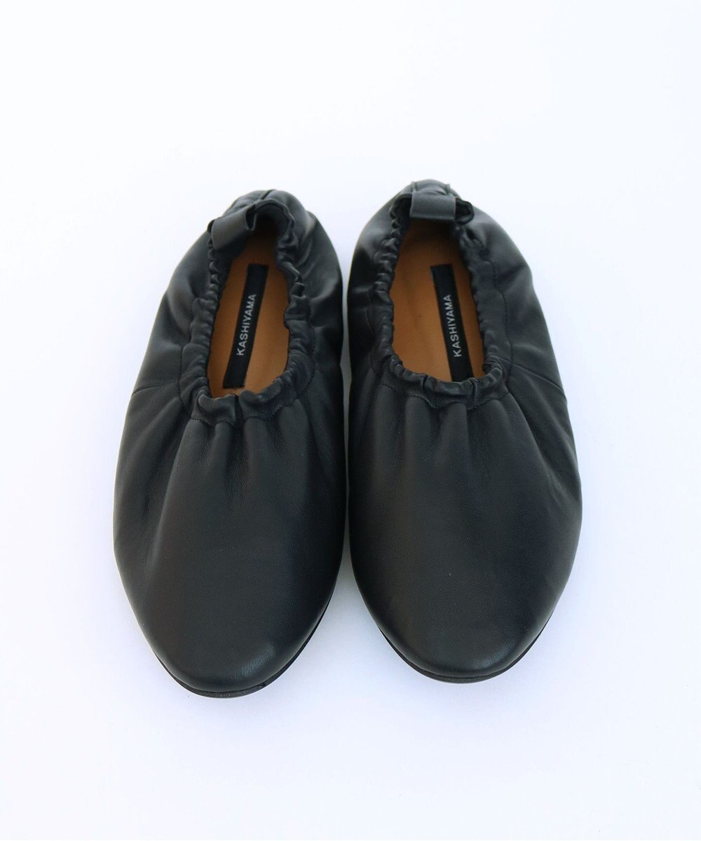KASHIYAMA ソフトギャザーフラットシューズ 