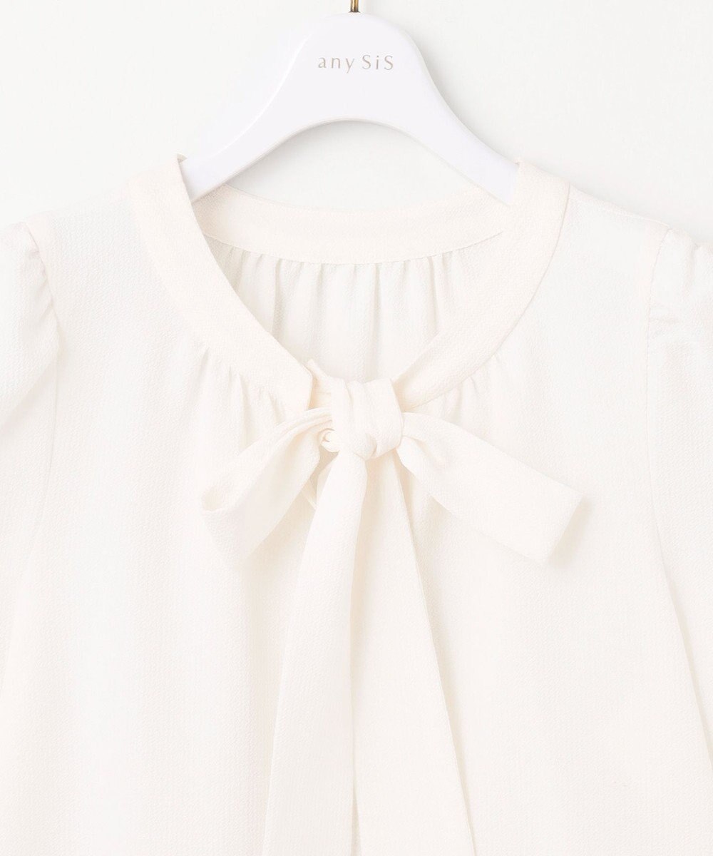 ANY SIS S 【低身長企画】2WAYボウタイ ブラウス 