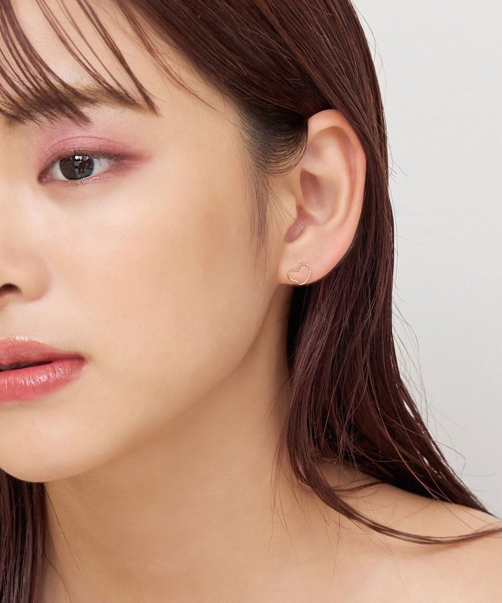 Phoebe 【K10】オープンハートピアス 