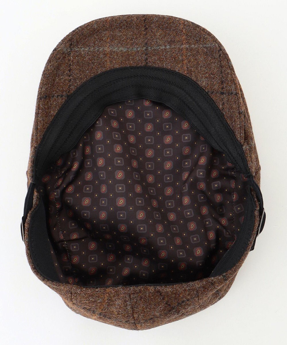 JOSEPH ABBOUD 【サイズ調整可・ツィード/UKファブリック】ツイード ウインドーペン ハンチング 