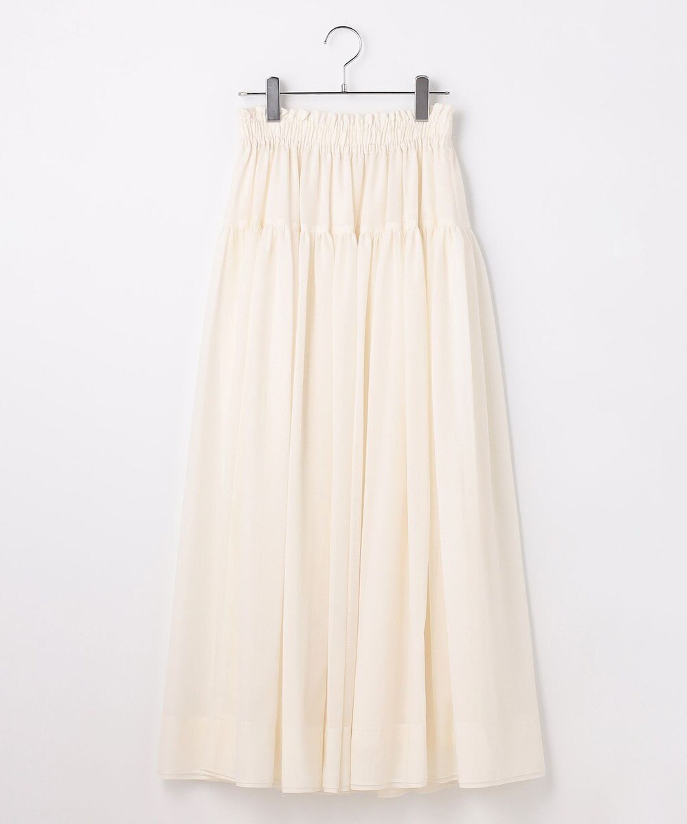 #Newans 【高山都さんコラボ】ダブルギャザーロングスカート 