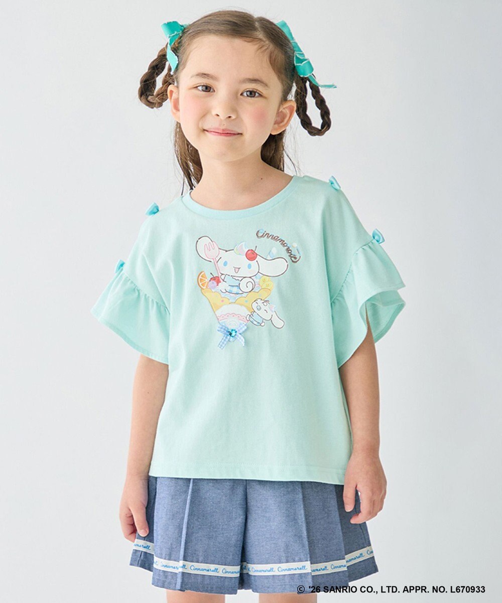 ANY KIDS 【サンリオキャラクターズ×ANY KIDS】ひんやり ファンシーフリル袖Tシャツ 