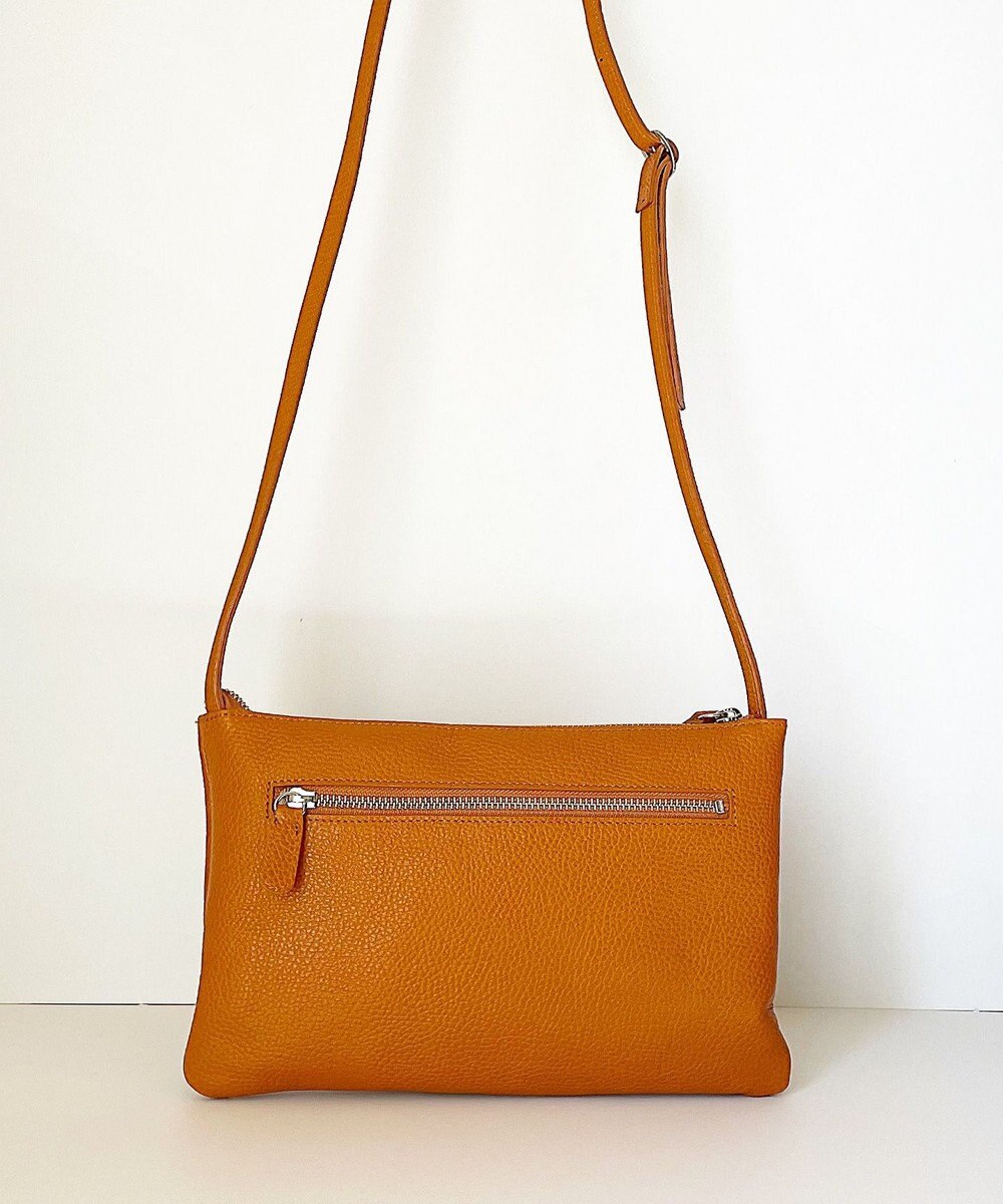 Hekhèr Le Style de Vie 新色追加【日本製】シュリンクレザー スクエアショルダーバッグ 