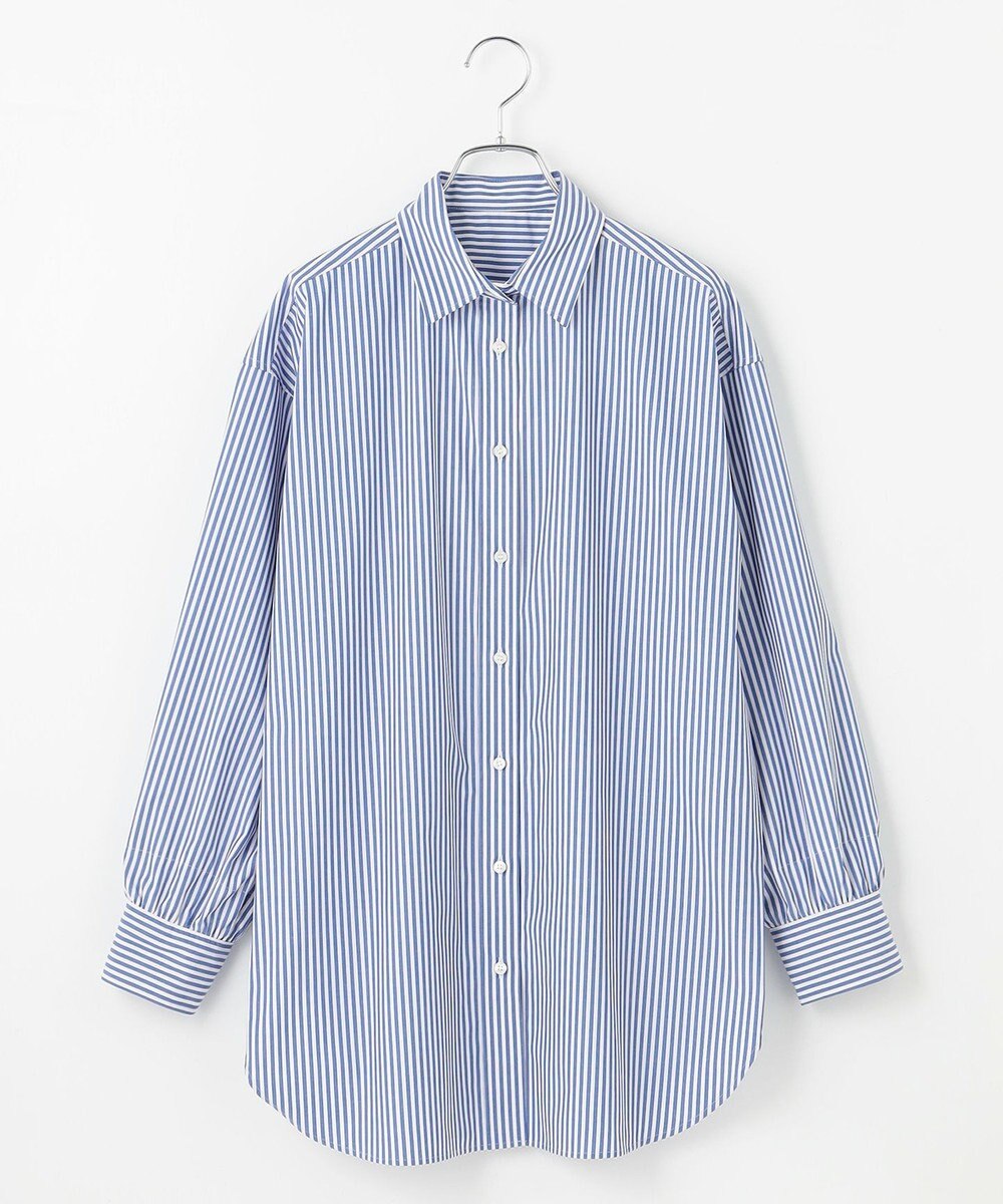 #Newans 【洗濯機可】ロールアップカフスシャツ 