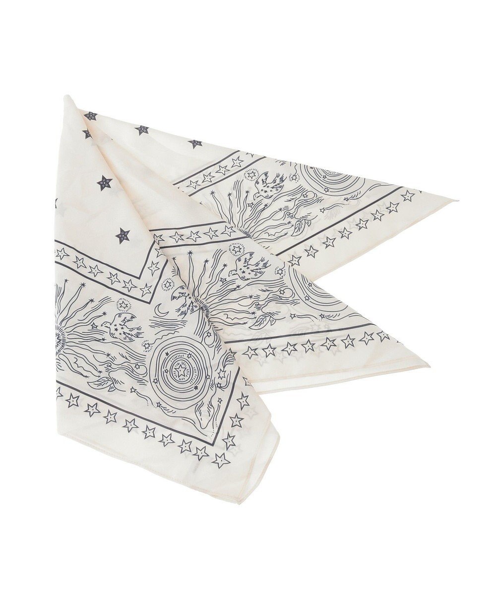 AMERICAN HOLIC シルキーバンダナ柄スカーフ 