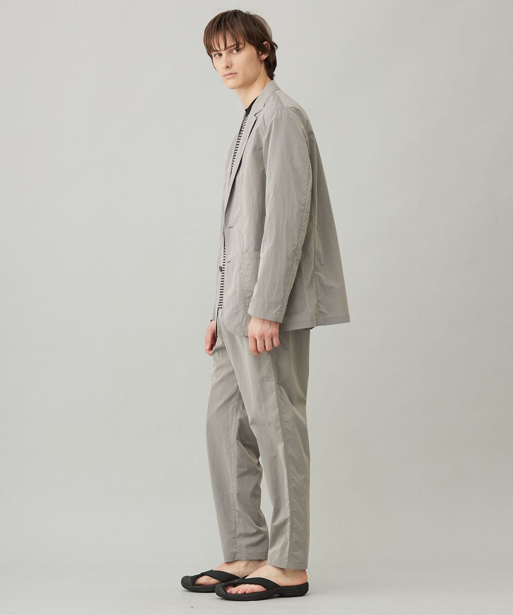 UNFILO MENS 耐久撥水 ライトテーパードパンツ 