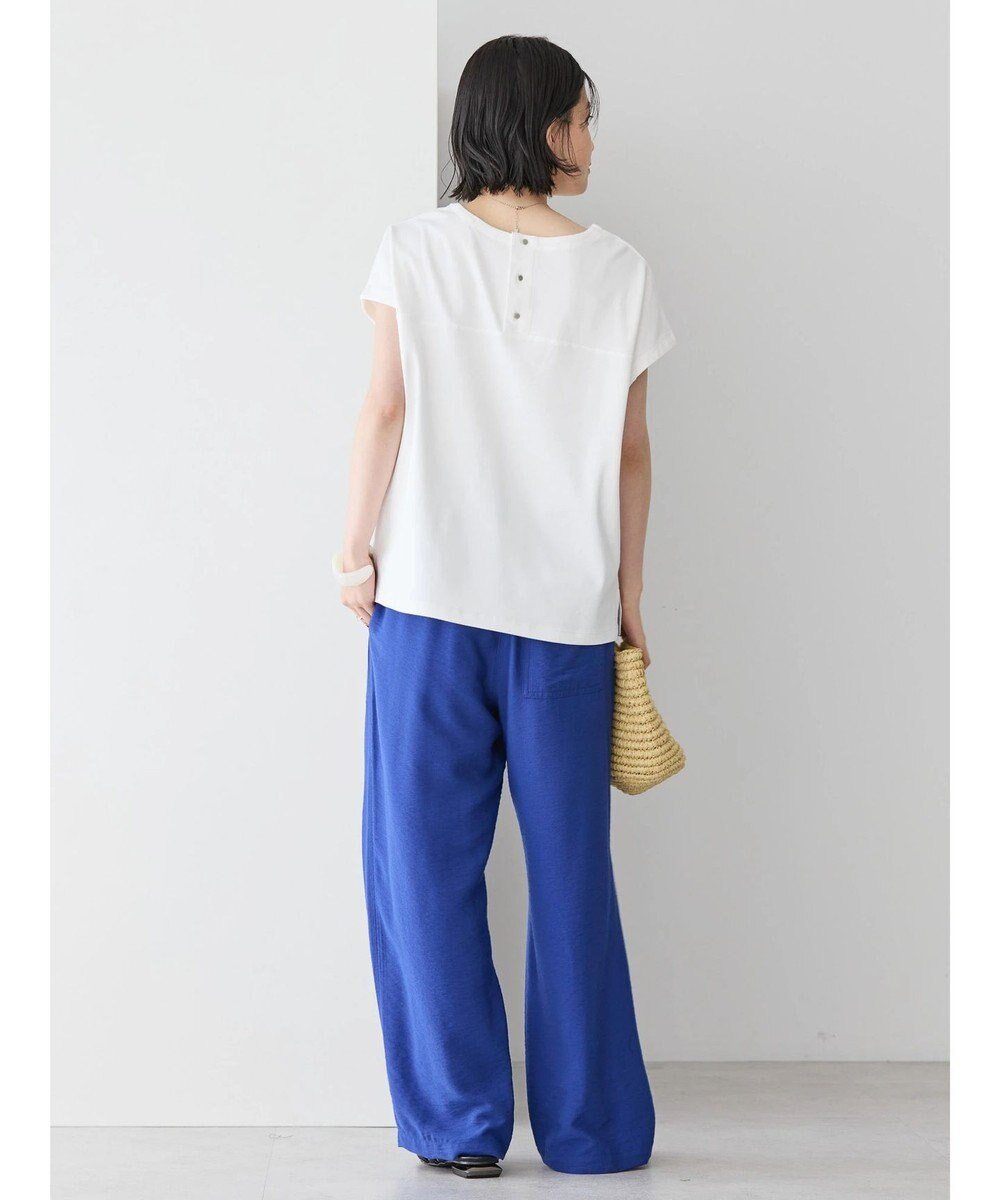 AMERICAN HOLIC バックボタンフレンチスリーブプルオーバー 