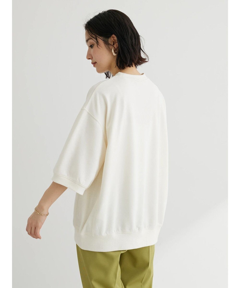 Green Parks ７分袖ロゴ裏毛プルオーバー 