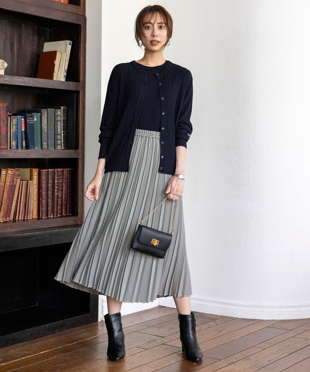 ANY SIS ケーブルニット プルオーバー 