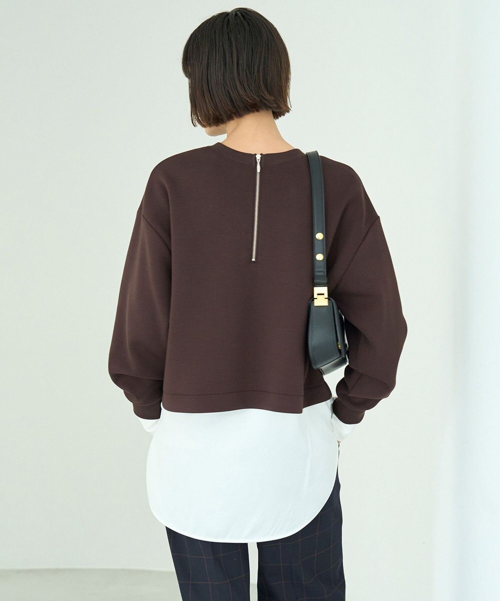 UNFILO L 【2WAY】BEAUTY FORM JERSEY ハーフZIP プルオーバー 