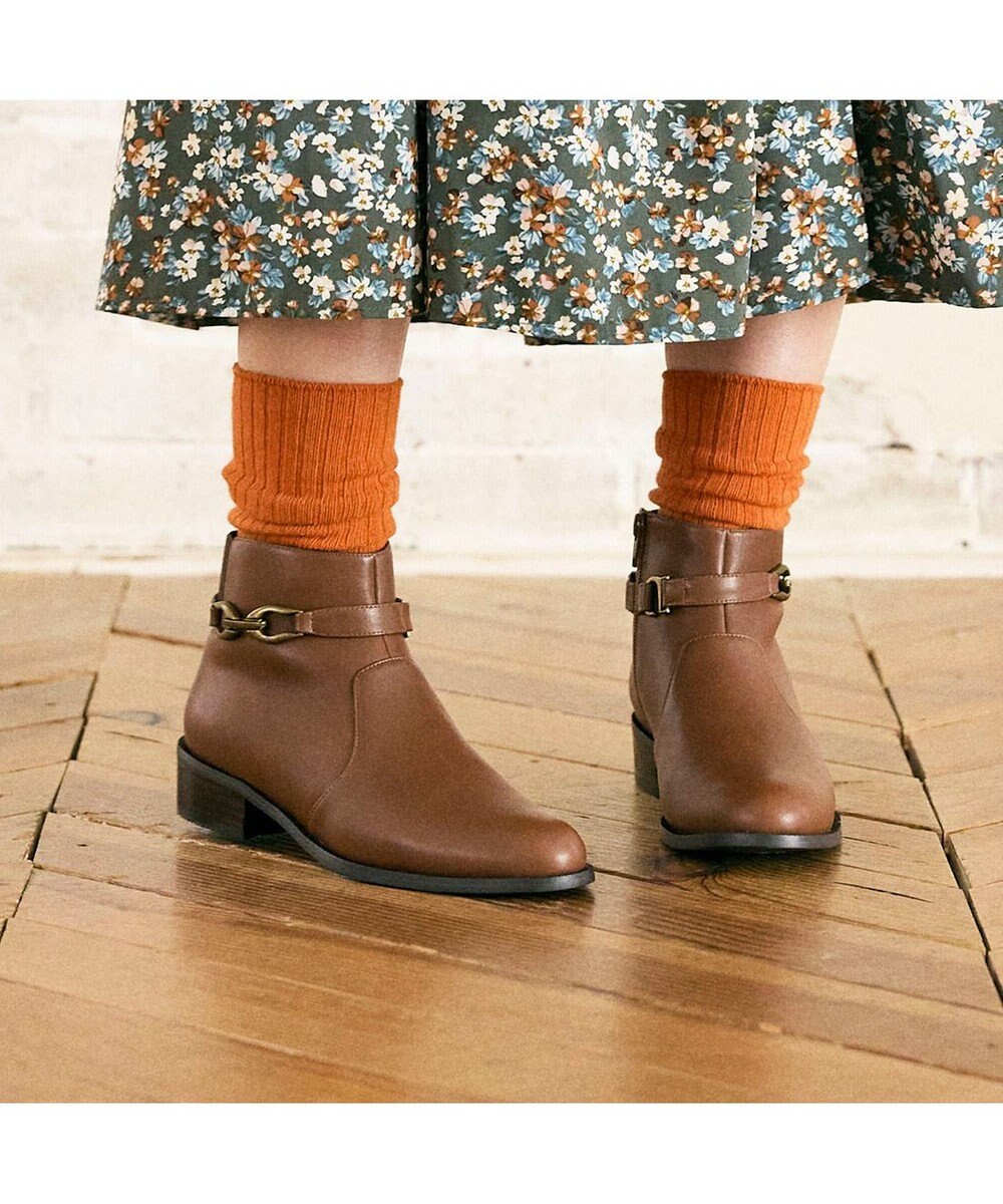 ing <ing>デザインショートブーツ 